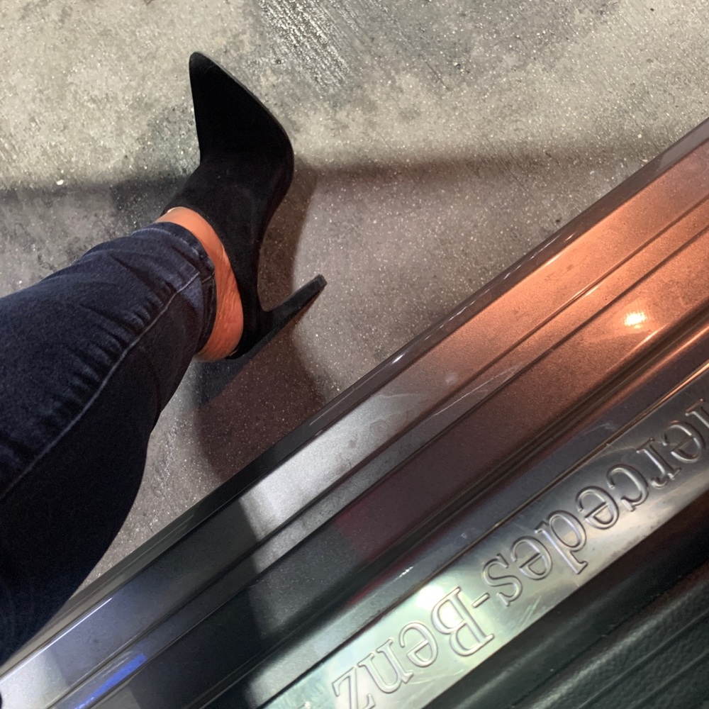Trendy Pointy Toe High Heel Mules Black - Picture 5 of 5